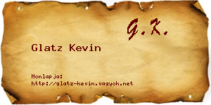Glatz Kevin névjegykártya